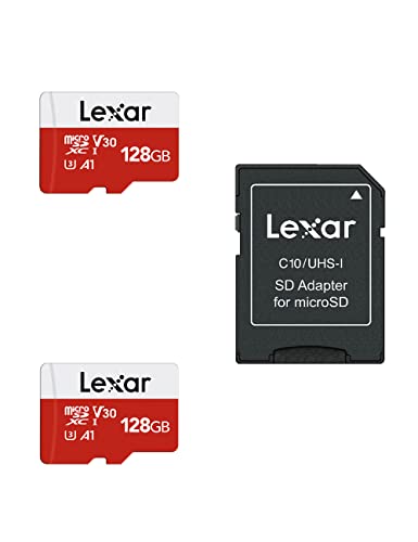 Lexar Micro SD 128 GB, Scheda Micro SD fino a 100 MB/sec(R), Scheda di Memoria...