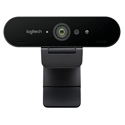 Logitech Brio Ultra HD Pro Webcam, Streaming Hyper-Fast 1080p/60fps, Ampio Campo...