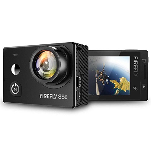 Hawkeye Firefly 8SE con Schermo 4K Fotocamera Sportiva - Nero Lente da 90 Gradi....
