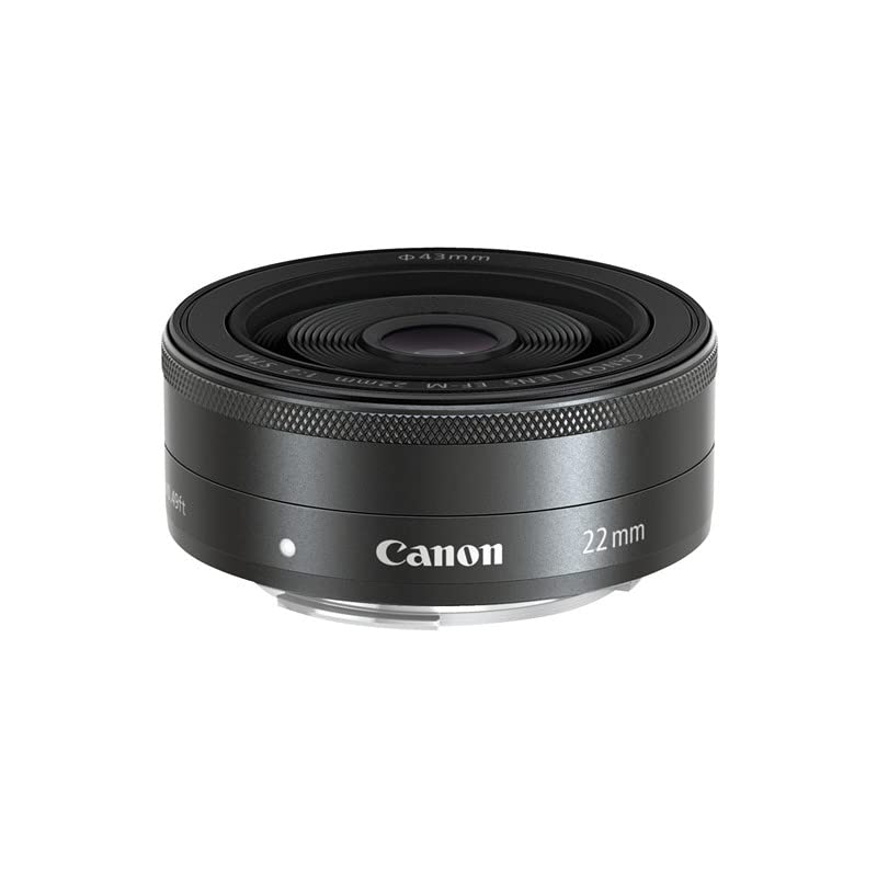 Canon Obiettivo Grandangolare EF-M 22 mm, f/2.0 STM, Compatibile con Canon EOS...