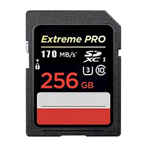 Schede SD Scheda di memoria Extreme Pro SDXC UHS-I da 256 GB - C10, U3, V30, 4K...
