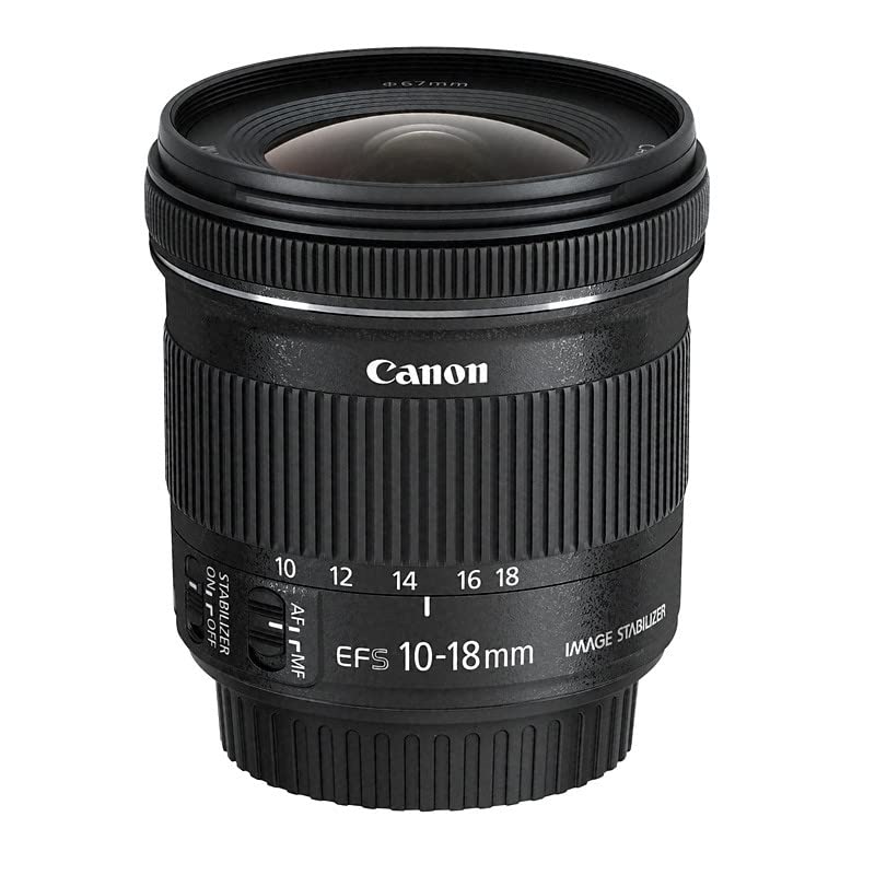 Canon Obiettivo Ultragrandangolare con Zoom, EF-S 10-18 mm f/4.5-5.6 IS STM,...