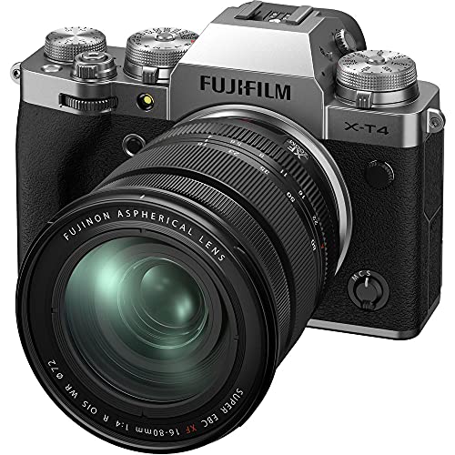 Fujifilm X-T4 Fotocamera Digitale Mirrorless 26MP con Obbiettivo XF16-80mmF4 R...