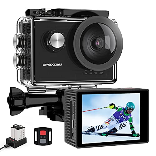 Apexcam 4K 60FPS EIS Action Camera WiFi 20MP Sport Camera Ultra HD Fotocamera...