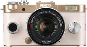 Pentax Q-S1 oro Video Full HD, Codec H.264, 30 fps con AF continuo